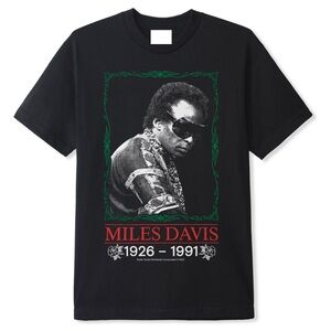 Butter Goods X Miles Davis Thanks T-shirt Black